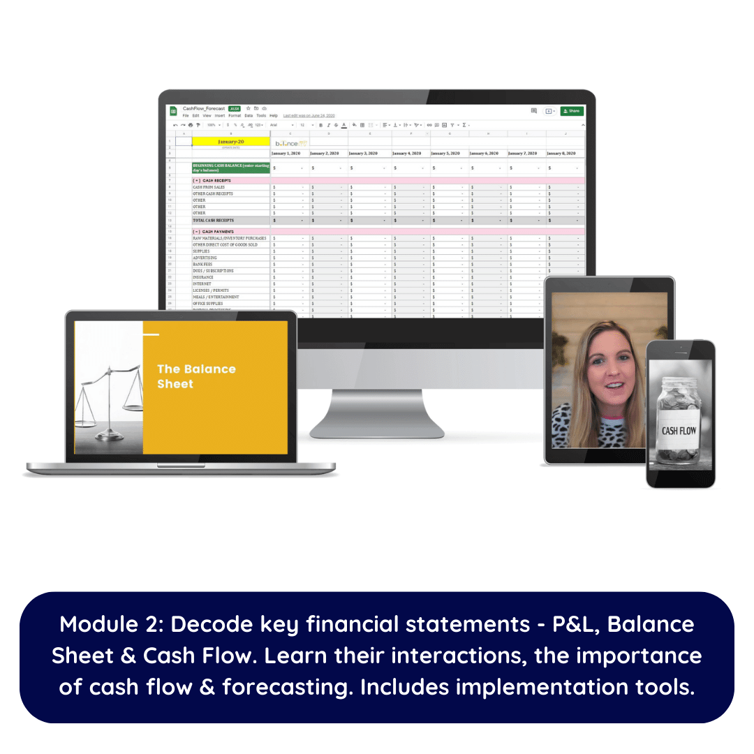Need to create your company's financial statements? Now you'll have access to the "how" and "why" of your P&L, Balance sheet, and cash flow.
