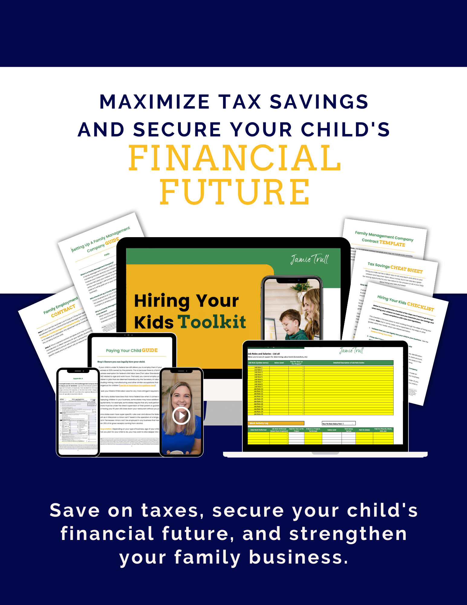 If you are hiring a family member and looking for a tax loophole, we have a smart and legal way for you to maximize tax savings and secure your child's financial future. Save on taxes, secure your child's financial future, and strengthen your family business.